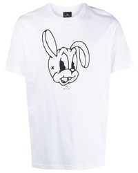 PS Paul Smith Rabbit Print Short Sleeve T Shirt