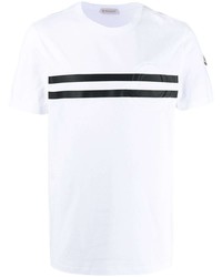 Moncler Raised Logo Crew Neck T Shirt