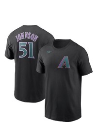 Nike Randy Johnson Black Arizona Diamondbacks Cooperstown Collection Name Number T Shirt At Nordstrom