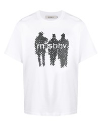 Misbhv Raster Graphic Print Cotton T Shirt