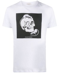 Alexander McQueen Rat Skull Print T Shirt