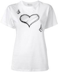 RED Valentino Heart Print T Shirt