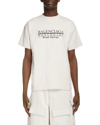 Balenciaga Retail Therapy Organic Cotton Graphic Tee