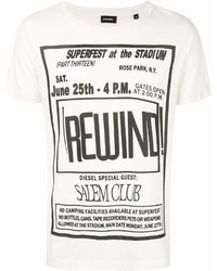 Diesel Rewind Print T Shirt