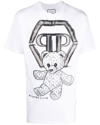 Philipp Plein Rhinestone Embellished T Shirt