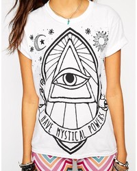 Asos Rokoko Festival T Shirt With Mystical Eye Print
