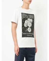 Kent & Curwen Rose Print T Shirt