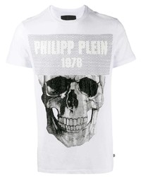 Philipp Plein Round Neck Skull T Shirt