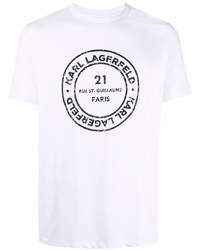 Karl Lagerfeld Rue St Guillaume Logo T Shirt