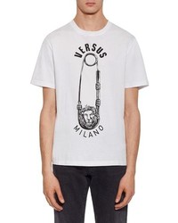 Versus Versace Safety Pin Graphic T Shirt