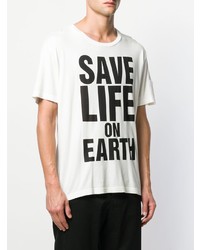 Katharine Hamnett London Save Life On Earth Print T Shirt
