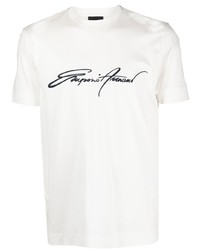 Emporio Armani Script Logo T Shirt