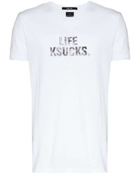 Ksubi Seeing Lines Slogan Print T Shirt