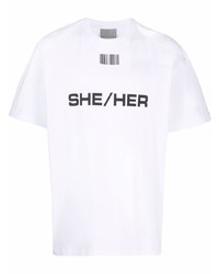 VTMNTS She Her Print T Shirt