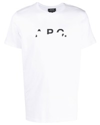 A.P.C. Shibuya Logo Print Tshirt