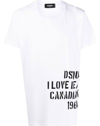 DSQUARED2 Side Logo Print T Shirt