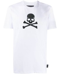 Philipp Plein Signature Studded Skull T Shirt