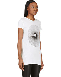 Damir Doma Silent By Ivory White Burst Print Talis T Shirt