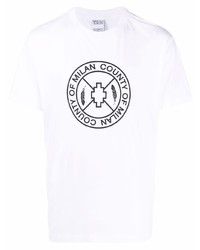 Marcelo Burlon County of Milan Skate Cross Regular T Shirt White Black