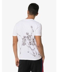 Alexander McQueen Skeleton Graphic Print T Shirt