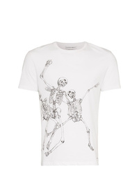 Alexander McQueen Skeleton Graphic Print T Shirt