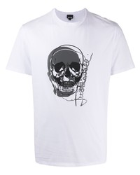 Just Cavalli Skull Logo Crew Neck T Shirt