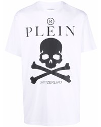 Philipp Plein Skull Print Short Sleeved T Shirt