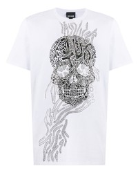 Just Cavalli Skull Print T Shirt