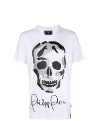 Philipp Plein Skull Printed Signature Logo T Shirt