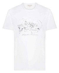 Alexander McQueen Skulls Print T Shirt