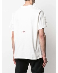 424 Slogan Print Cotton T Shirt