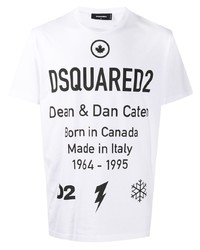 DSQUARED2 Slogan Print Short Sleeve T Shirt