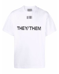 VTMNTS Slogan Print Short Sleeved T Shirt