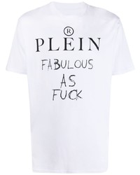 Philipp Plein Slogan Print T Shirt