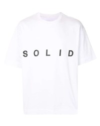 Solid Homme Solid Oversized T Shirt