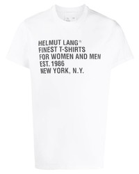 Helmut Lang Standard Relaxed Fit Cotton T Shirt