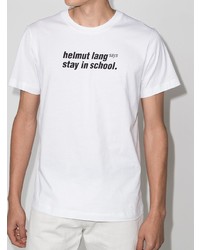 Helmut Lang Stay In School Print T Shirt