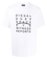 Diesel T Just Slogan Print T Shirt