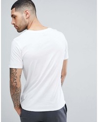 Lee T Shirt Crew Neck With Logo Print In White