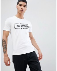 love moschino t shirt white