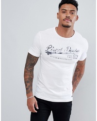 BLEND T Shirt In White With