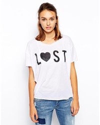 Zoe Karssen T Shirt With Lost Print