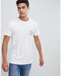 New Look T Shirt With Nyc Print In White