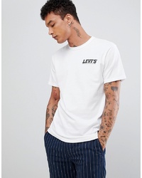 LEVIS SKATEBOARDING T Shirt With Small Logo In White