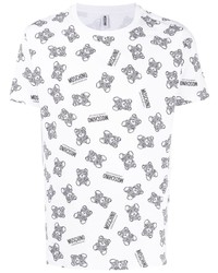 Moschino Teddy Bear Logo Print T Shirt