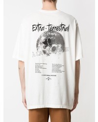 À La Garçonne Terrestrial Print Oversized T Shirt