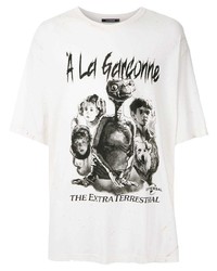 À La Garçonne Terrestrial Print Oversized T Shirt