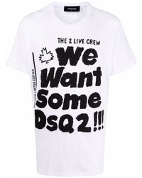 DSQUARED2 Text Print T Shirt