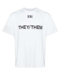 Vetements Theythem Print T Shirt