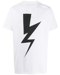 Neil Barrett Thunderbolt Print T Shirt